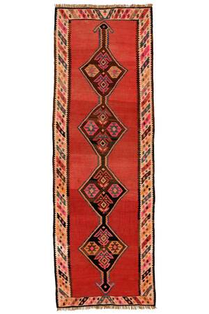 Persisk Shahsavan Kelim, 290 x 97 cm. Denne vare er sat til omsalg under nyt varenummer 4628338