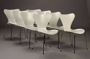 Arne Jacobsen. 7er stole, model 3107 8