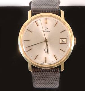 Herrarmbandsur, Omega, 18k