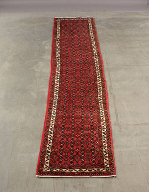 Persisk Hamadan løber tæppe, 403 x 86 cm  
