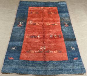 Handknuten Gabbeh Ca 290 x 194 cm.