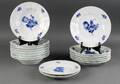Royal Copenhagen porcelæn, Blå Blomst tallerkner  16 