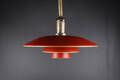 Poul Henningsen. PH 43 pendel, forniklet fatningshus, Stemplet Pat. Appl.