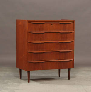 Dansk møbelproducent, kommode, teaktræ