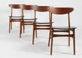Dansk møbelproducent. Spisebordsstole af teak og bøg 4