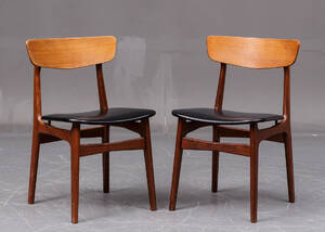 Dansk møbelproducent. Par stole i teak 2