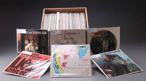 Samling LPer, folk, viser og politisk 100