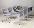 Arne Jacobsen, 8 stolar 3207 Sjuan, Fritz Hansen
