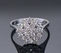 Brillantring af hvidguld, ca. 1.45 ct.