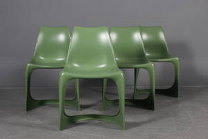 Steen Østergaard. Fire stabelbare stole, model 290 4