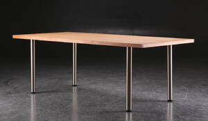 Spisebord, teaktræ og metal