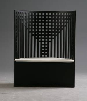 Charles Rennie Mackintosh 1868-1928. Willow Chair Settee