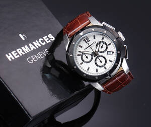 Hermances, Geneve. Chronograph. Herrearmbåndsur Model G104-10