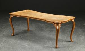 Sofabord af egetræ, rokoko stil, 1900-tallet