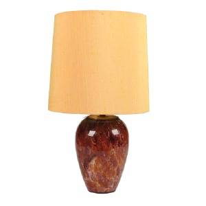 BORDSLAMPA, glas, 1900-tal