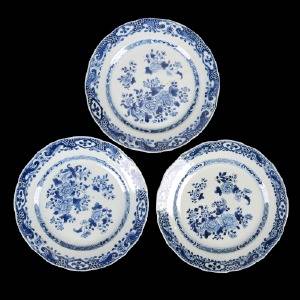 TALLRIKAR, 3 st, porslin, Kina