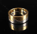Georg Jensen. Fusions ring af 18 kt. guldhvidguld 2