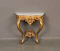 Konsolbord, rokokostil, 1800-tal med marmorskiva Denna vara har satts till omförsäljning under nytt varunummer4262355