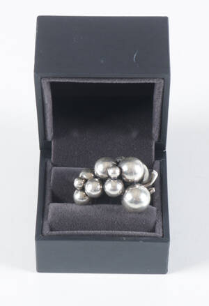 Georg Jensen. Moonlight grapes ring, stor model
