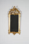 Förgylld spegel, rokokostil, 1900-talets mitt