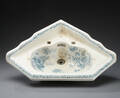 Engelsk hjørnehåndvask af porcelæn