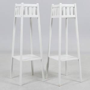 PIEDESTALER, 1 par, jugendstil