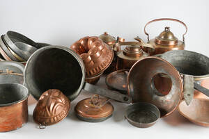 Samling koppar 18  1900-tal, 21 delar. 21