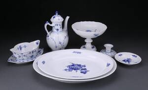 Royal Copenhagen, Blå Blomst og Musselmalet porcelæn 7