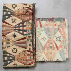 TEXTIL, stuvbitar, ca 90 x 98 samt 30 x 172 cm