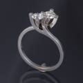 Diamantring, ca. 0.80 ct