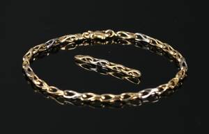 Armlænke af guld 14 kt, med ekstra led