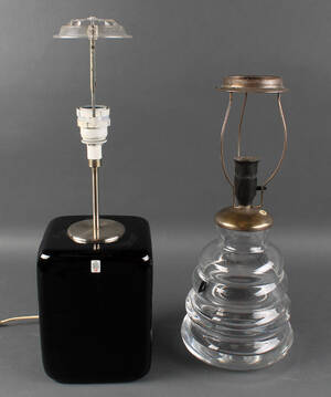 Kosta  Holmegaard. To bordlamper 2