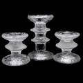 LJUSSTAKAR, 3 st, 1900-talets andra hälft, Festivo, TIMO SARPANEVA 1926-2006, Finland, Iittala 
