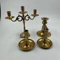 4 ljusstakar mässing