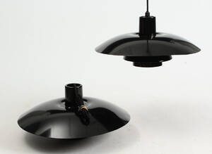 Poul Henningsen. Par PH43 pendler, sorte 2 Denne vare er sat til omsalg under nyt varenummer 4855650