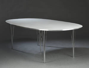 Piet Hein  Bruno Mathsson. Superellipse spisebord Denne vare er sat til omsalg under nyt varenummer 4814409