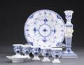 Royal Copenhagen. Samling musselmalet service 10