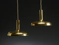 Lampeproducent. Par pendler af messing 2