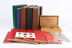 Diverse albums m Sverige, DK mm. Lidt sølv