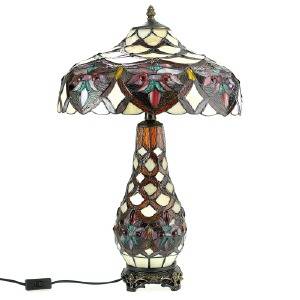 BORDSLAMPA, tiffanystil, 192000-tal