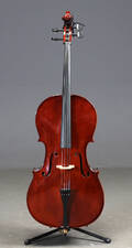 Lugert. Cello med stroke og gigback