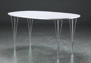Piet Hein  Bruno Mathsson. Super Ellipse spisebord 