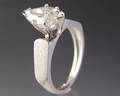 Solitaire ring ca. 2.16 ct.