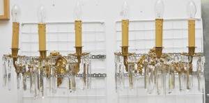 VÄGGLAMPETTER, oscariansk stil