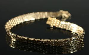 Murstens armbånd, 14 kt. guld. Vægt 17.3 gram