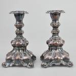 LJUSSTAKAR, 1 par, rokokostil