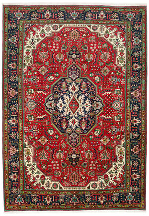 Persisk handknuten matta, Täbriz, 286x200 cm