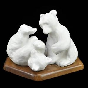 FIGURINER, keramik, 2 st