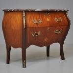 BYRÅ, rokokostil, brännmärkt