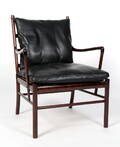 Ole Wanscher. Lænestol Colonial Chair af mahogni, model PJ149 